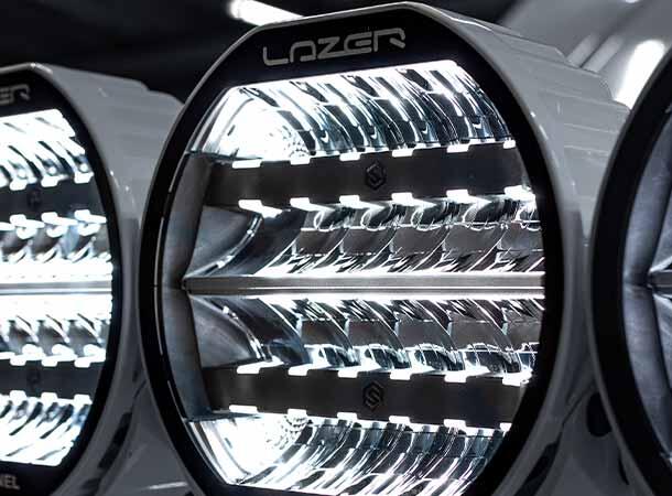 Lazer Sentinel 9 Highline Beacon 130W - PL2 Sort Med varsellys
