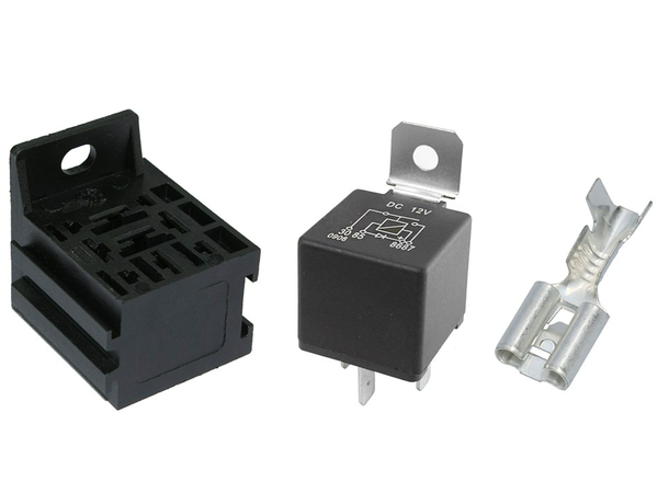 MINIRELÄ KIT, 30A ON/OFF, DIOD