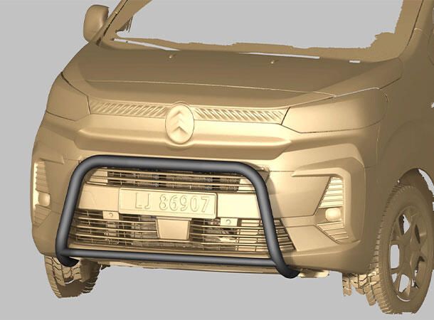 Antec EU Frontbøyle 60mm / 42mm Sort 2024- PSAK0 - Sort 