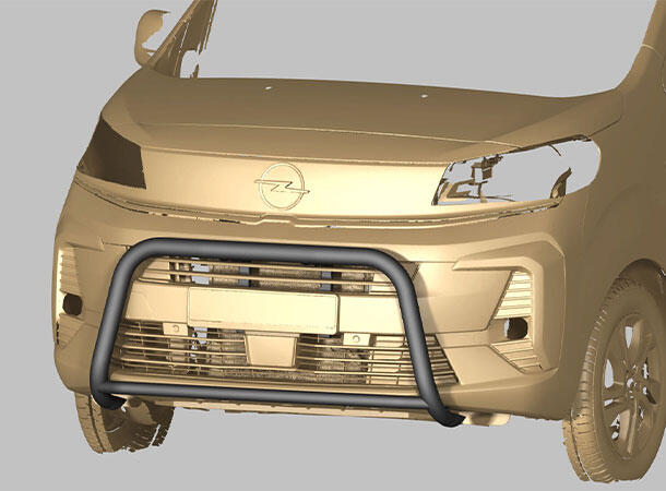 Antec EU Frontbøyle 60mm / 42mm Sort 2024- PSAK0 - Sort 