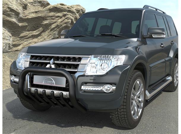 Antec underbeskyttelsesplate sort Mitsubishi Pajero V80 2012+