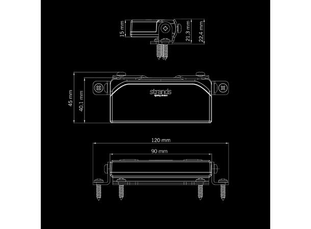 Strands Unity Ultra Flat Worklight 22W Arbeidslys 