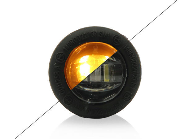 XG Marker19 Clear 4-pin connector Oransje -  Markering - 19mm.
