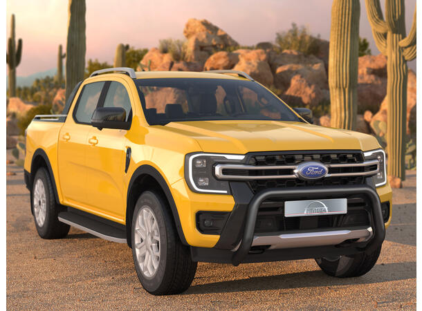 Antec Wide EU Frontbøyle 76mm Sort PDC kompatibel. Ford Ranger 2023-