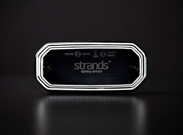 For9t Scale Markeringslys Hvit. L:116,5 D:54 H:22mm 