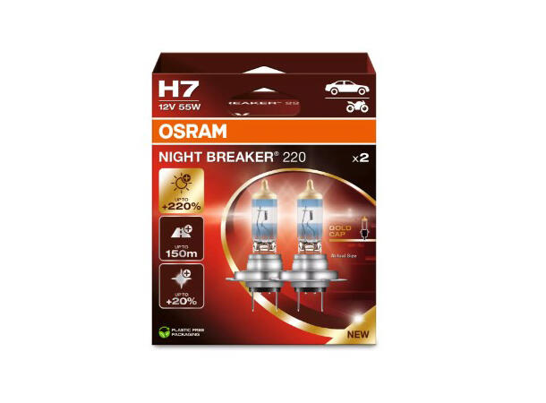 OSRAM NIGHT BREAKER 220 H7 (par) H7