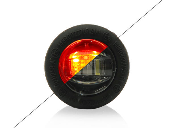 XG Marker19 Clear 4-pin Connector Rød - Markering - 19mm.