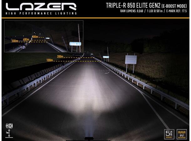 Antec Lyspakke med Lazer Triple-R 850E Ford Transit Custom 2024-/Sport/Electric