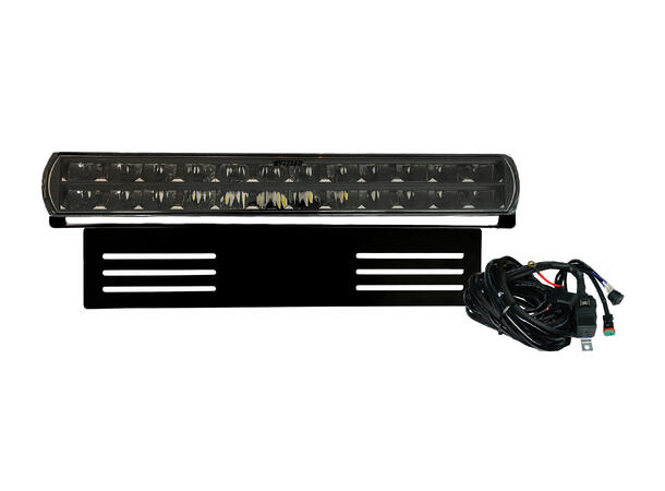 BRT® Lyspakke med BRT 20 D-Row Universal. Med skiltbrakett og kabelsett