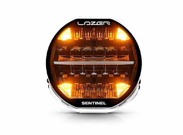 Lazer Sentinel 9 Highline Beacon PL2 Hvit Med varsellys