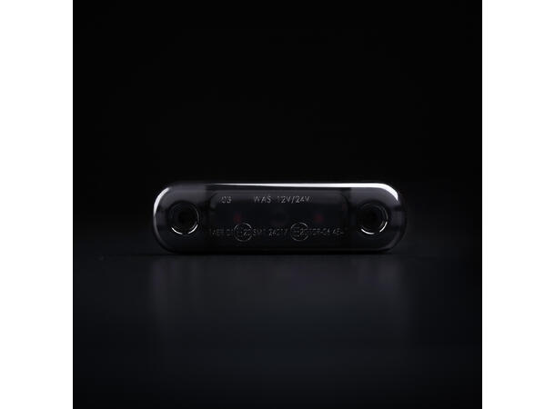 Markeringslys LED Dark Knight Super dark Rød. Super dark