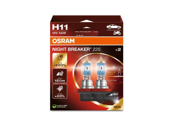 OSRAM NIGHT BREAKER 220 H11 (par) H11