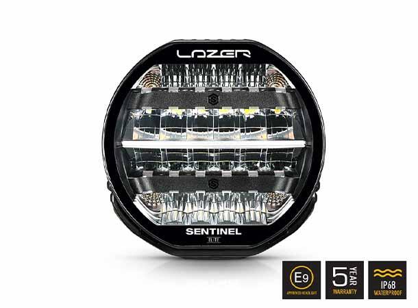 Lazer Sentinel 9 Elite PL2 145W - Sort - 3-pin AMP 