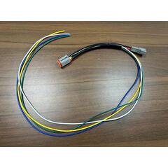 Overgang fra DT6 til DT2 Med tre parklyskabler.