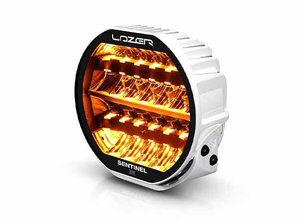 Lazer Sentinel 9 Elite PL2 Hvit - 3-pin AMP