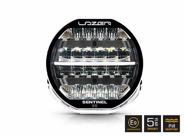 Lazer Sentinel 9 Elite PL2 Hvit - 3-pin AMP