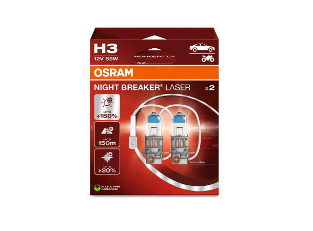 OSRAM NIGHT BREAKER LASER H3 (par) H3
