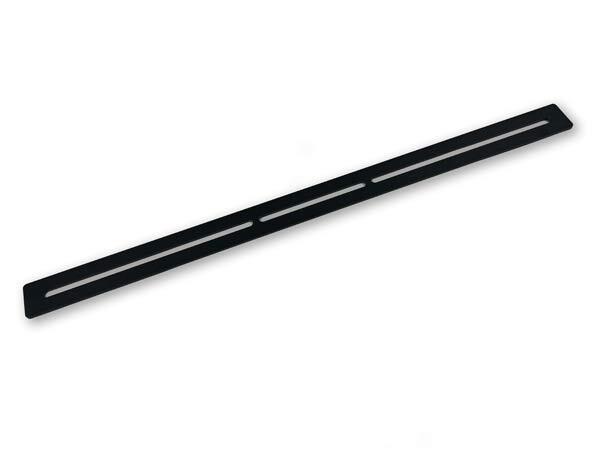 Rustfritt lakkert flattjern Tilpasset 4 lamper, 80cm lang