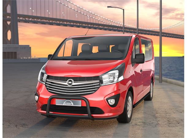Antec EU Frontbøyle 60mm /42mm Sort Opel Vivaro, Renault Trafic,NV300 14+19+
