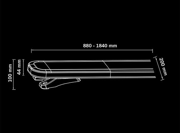 Big Energy Roof Bar XL 880MM