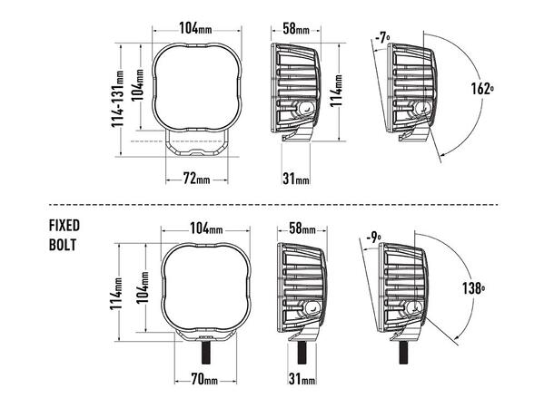Lazer Utility 50 Red Tail Light