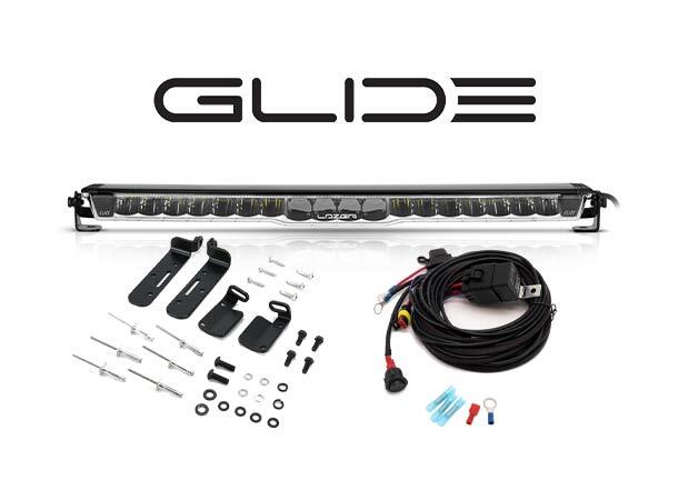 Lazer® Lyspakke med Glide 18 Elite ELITE - Universal. Med senterfeste 
