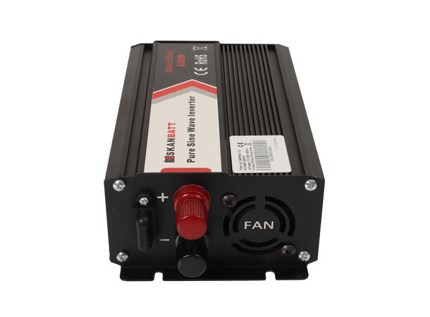Skanbatt inverter 12V 600W Ren Sinus