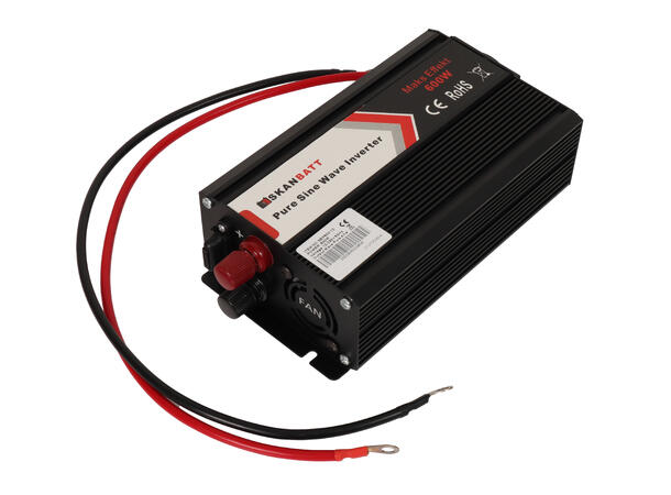 Skanbatt inverter 12V 600W Ren Sinus
