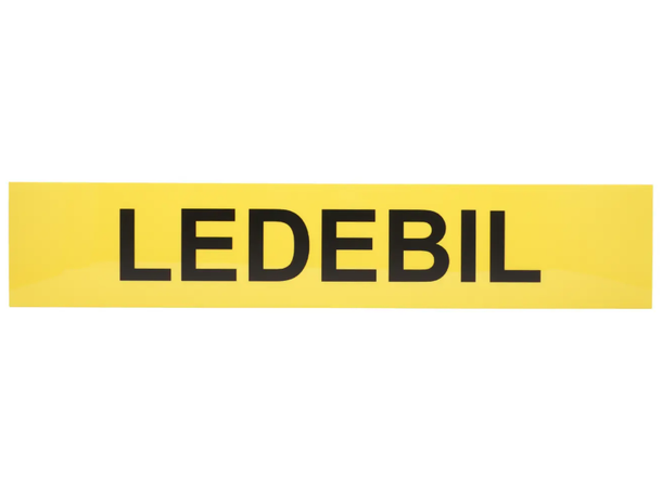 Skilt " Ledebil" Til V6300 Lysbjelke. 1 Stk.