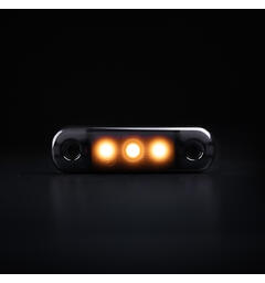 Markeringslys LED Dark Knight Super dark Orange. Super dark