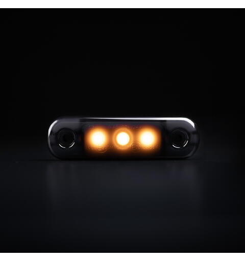Markeringslys LED Dark Knight Super dark Orange. Super dark