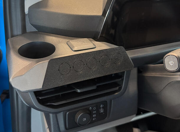 3D Bryterpanel Fjernlys Grunnpakke - Transit Custom 2024- 