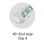 Skrufeste 45° Endeklips Til Orizon Interconnect