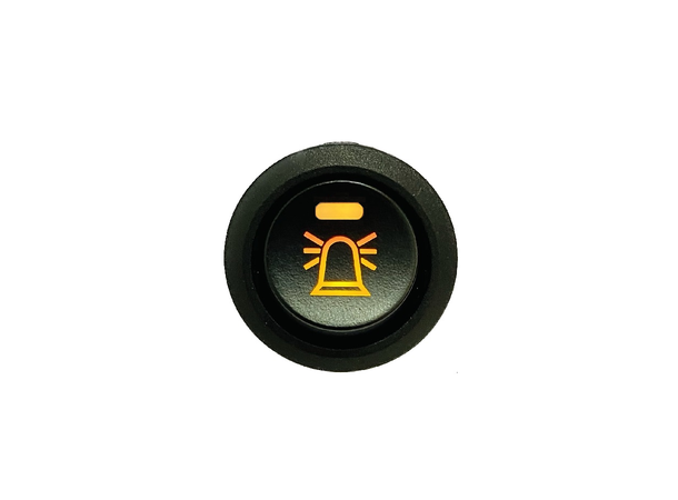 VP Bryter Varsellys Belyst. 20A Ø20. Symbol