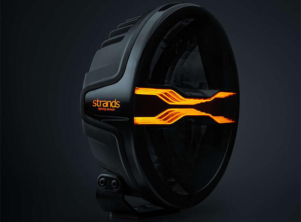 FOR9T DRAGON DRIVE 7" Hvit/Orange park lys | Xperience mode