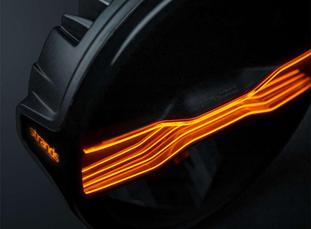 FOR9T DRAGON DRIVE 7" Hvit/Orange park lys | Xperience mode