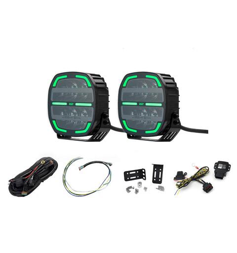 XG lyspakke med 2x XG7 Canny Canbus, skiltplate og kabelsett.