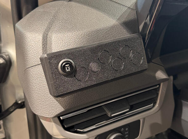 3D Bryterpanel Arbeidslys Grunnpakke - Volkswagen Transporter T7