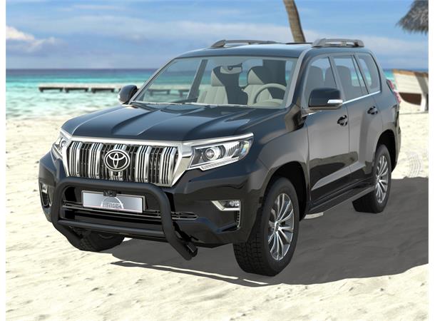 Antec EU Frontbøyle 76mm / 51mm Sort Toyota Land Cruiser 150 2018+