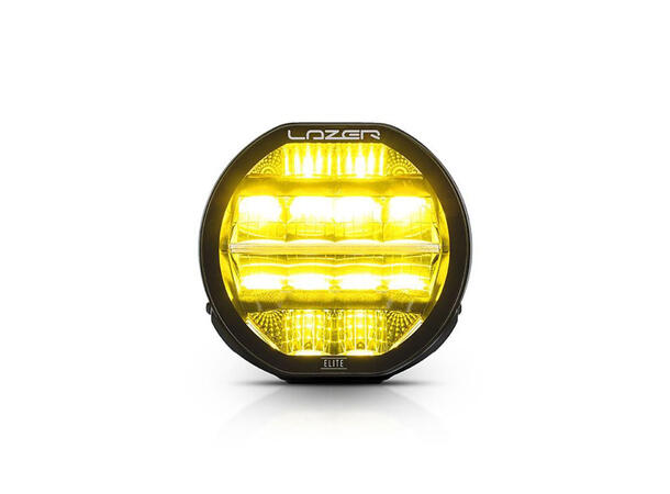 Lazer® Sentinel 7 ELITE YELLOW Gult Lys - med parklys. 9600  Lumen. 