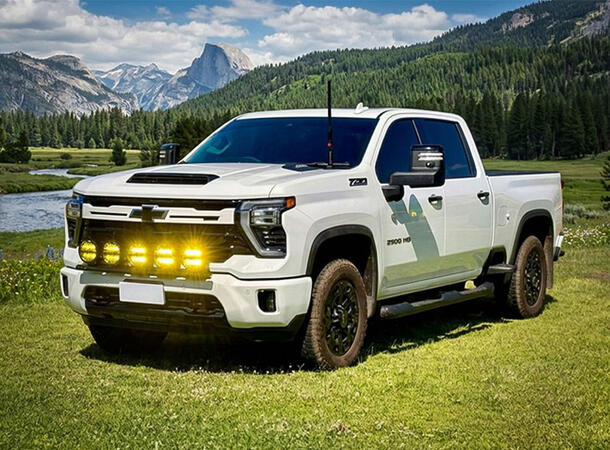 Lazer® Sentinel 7 ELITE YELLOW Gult Lys - med parklys. 9600  Lumen. 