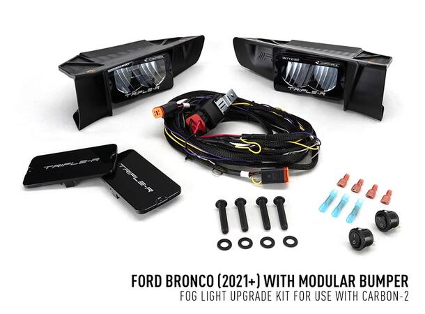 Lazer® Tåkelysoppgradering med Carbon-2 Til Ford Bronco Raptor 2022+ 