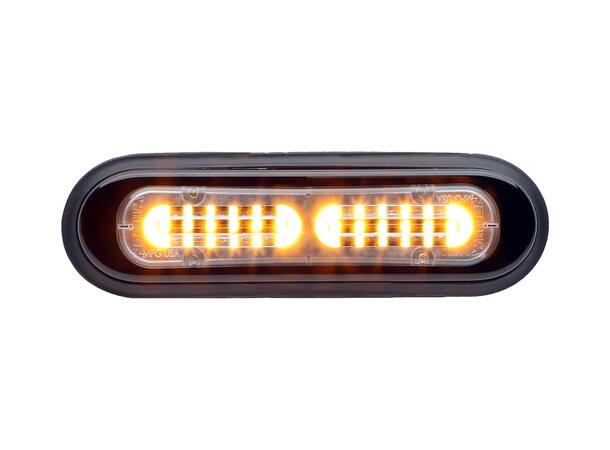 Whelen® T-Series 10-30V Duo Blitzer Gul/Hvit 