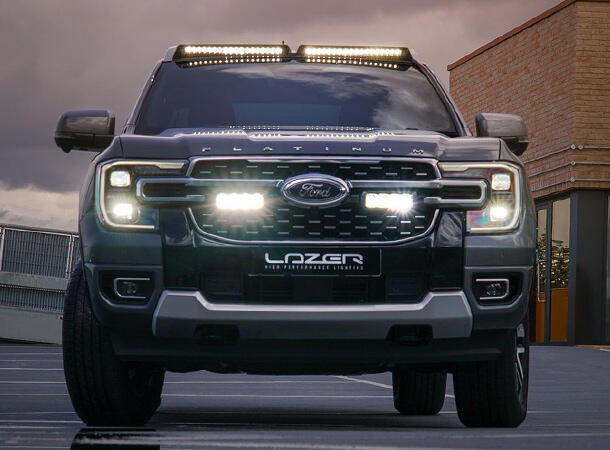 Lazer® Roof pods med 2 stk. Glide Til Ford Ranger 2023+ med Canbus
