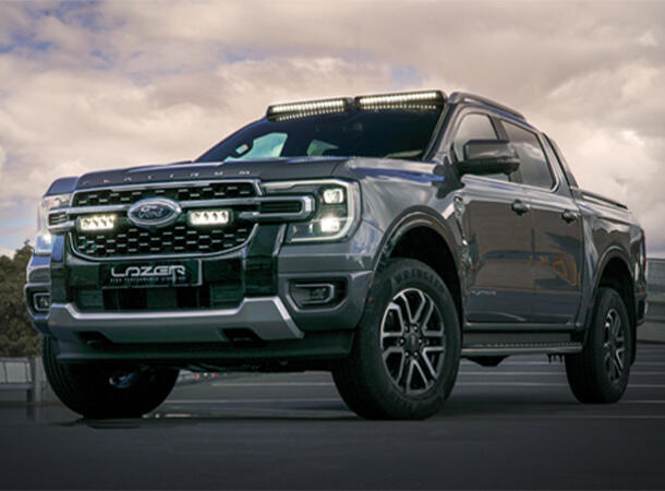 Lazer® Roof pods med 2 stk. Glide Til Ford Ranger 2023+ med Canbus