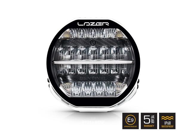 Lazer® Sentinel 9 WHITE Sort. 9 tommer. 9520 Lumen.