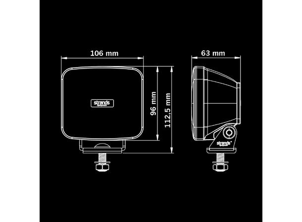 Strands Ize Led OG 42W Uten Pos. | 1M kabel 