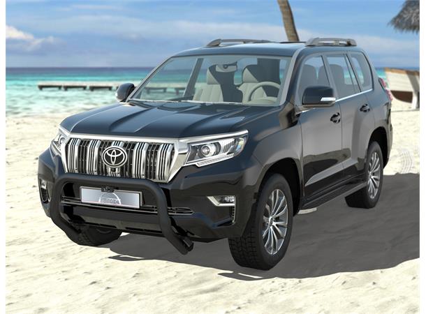 Antec EU Frontbøyle 76mm Sort Toyota Land Cruiser 150 2018+