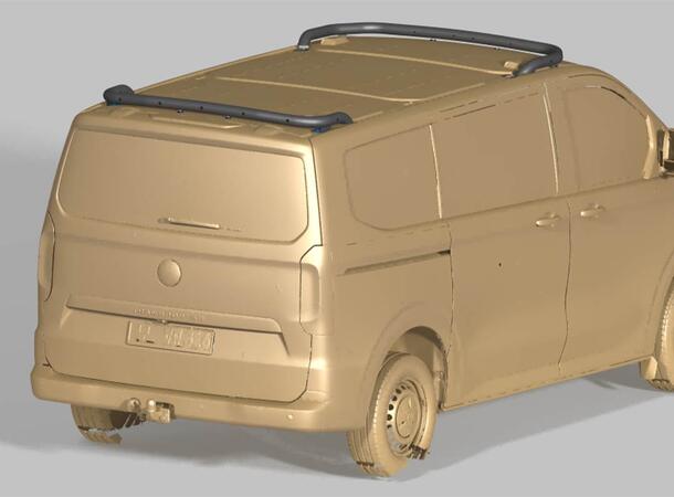 Antec® Bakre takbøyle sort med lys Til Transit Custom 24- 