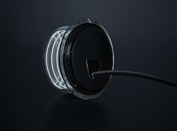 FOR9T GEO HVIT Markeringslys 10-40V 2,5M kabel